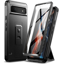 Páncélozott tok a Google Pixel 6a, Dexnor Full Body, fekete