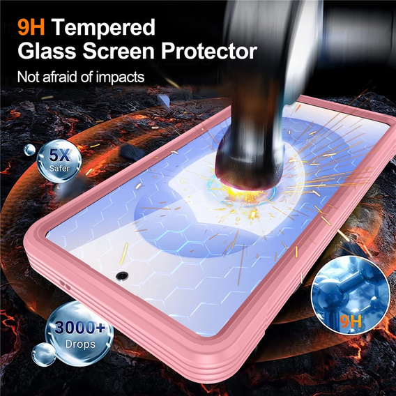 Üveges, ütésálló tok MagSafe-hez, Samsung Galaxy S26 Ultra készülékhez