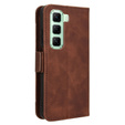 Pattintható tok a Infinix Hot 50 4G, Card Slot, barna