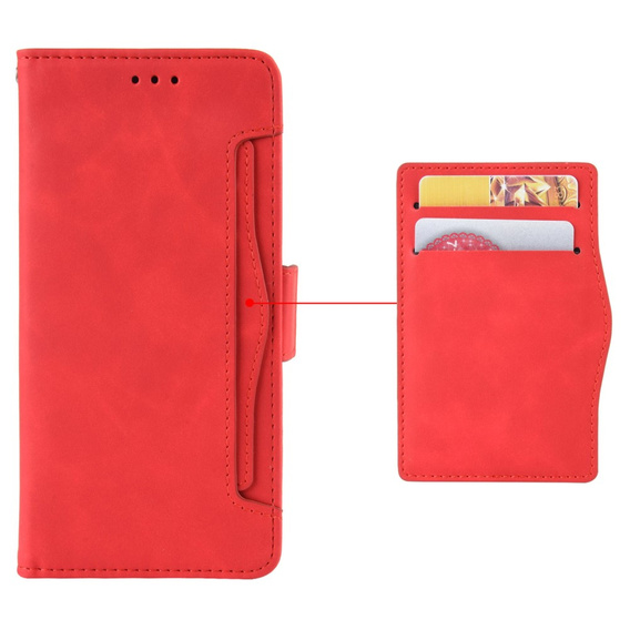 Pattintható tok a T Phone 2 5G, Card Slot, piros