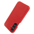 Bőr tok Samsung Galaxy A54, Genuine Leather, piros