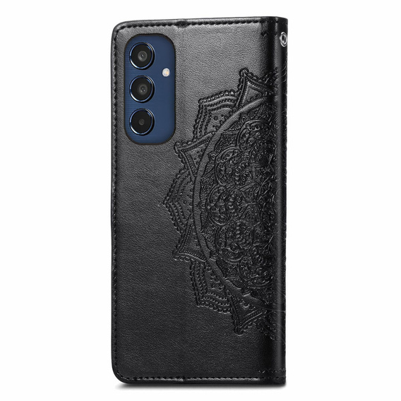 Pattintható tok a Samsung Galaxy M35, Mandala, fekete