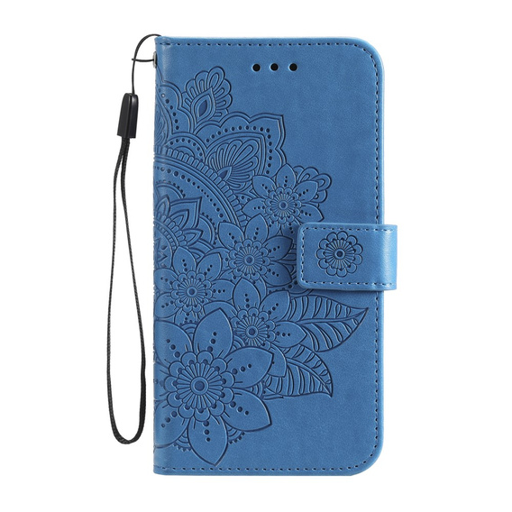 Pattintható tok a Oppo Reno5 Z / A94 / A95 5G, Mandala, kék