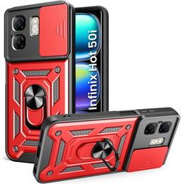 Telefontok a Infinix Hot 50i 4G, CamShield Slide, piros