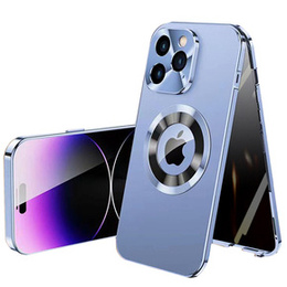 Telefontok a iPhone 13 Pro Max, Dual Glass, Magsafe-hoz, kék