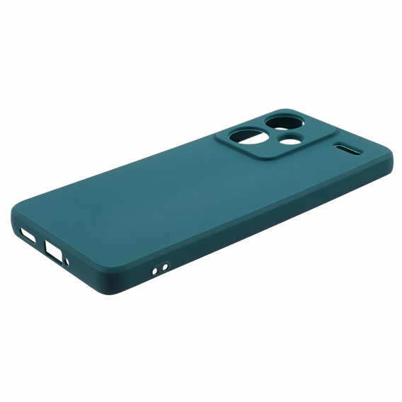 Telefontok a Xiaomi Redmi Note 13 Pro+, Silicone Lite, sötétzöld