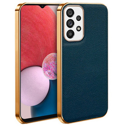 Telefontok a Samsung Galaxy A13 4G, Cowhide Leather, zöld