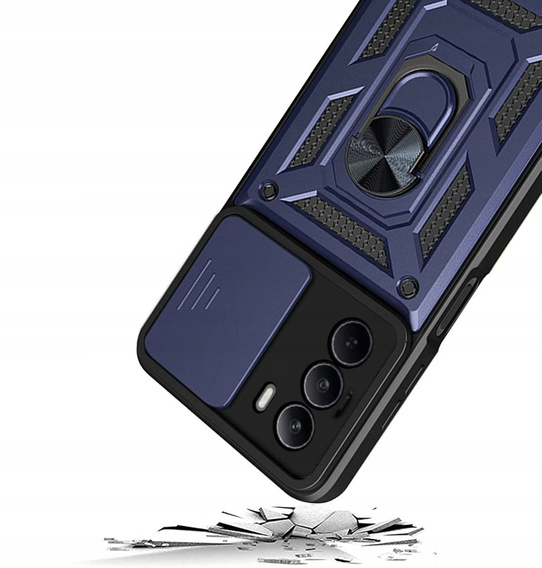 Telefontok a Realme C71, CamShield Slide, kék