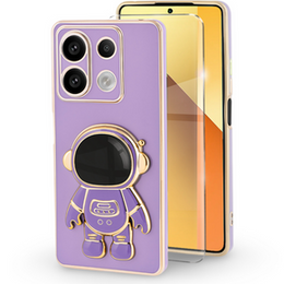 Tok Xiaomi Redmi Note 13 5G, Astronaut, lila + 9H edzett üveg