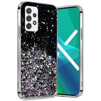 Telefontok a Samsung Galaxy A52 / A52s, Glittery, fekete