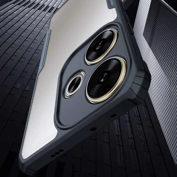 Telefontok a Xiaomi Poco F6, AntiDrop Hybrid, fekete