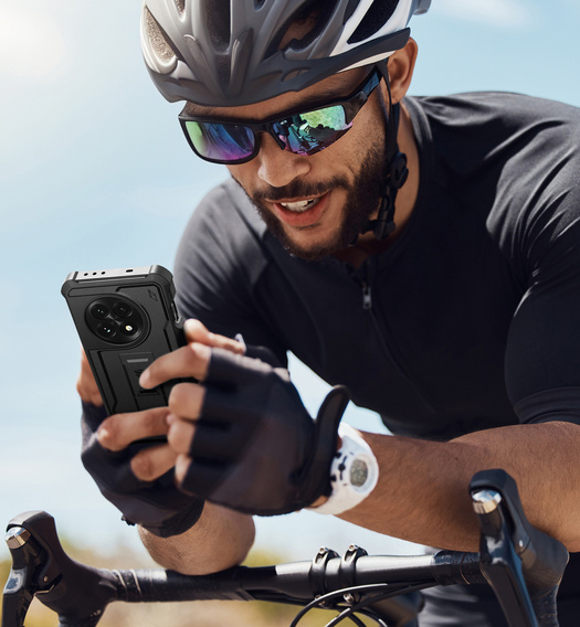 Páncélozott tok a OnePlus 13, Dexnor Full Body (Two Frames), fekete