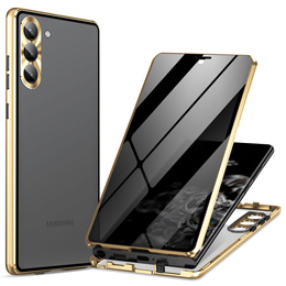 Tojás Samsung Galaxy S24, Privacy Dual Glass, arany