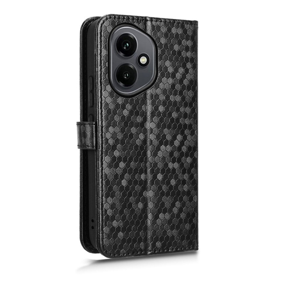 Flap tok Honor 400 5G, Wallet Rhombus, fekete