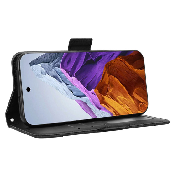 Pattintható tok a Google Pixel 9 Pro XL, Card Slot, fekete