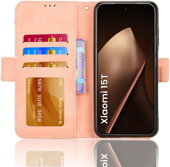 Kártya slot füles tok a Xiaomi 15T számára