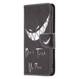 Pattintható tok a Xiaomi Redmi 13C / Poco C65, Wallet, Don't Touch My Phone, kék