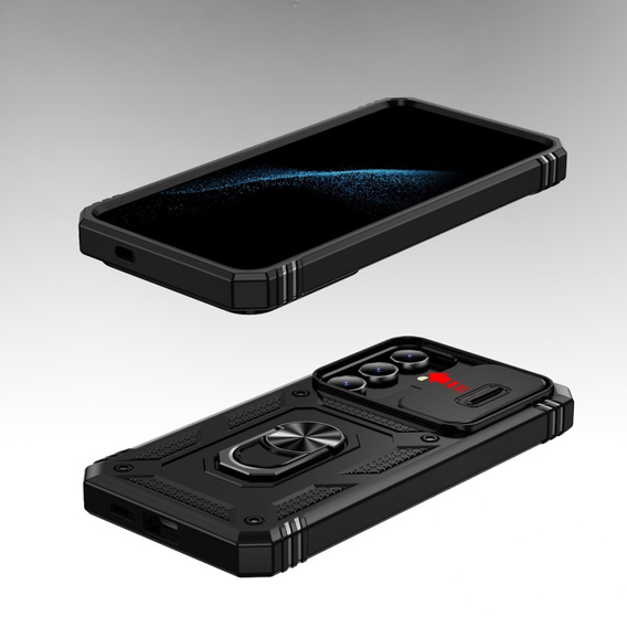 Telefontok a Samsung Galaxy S24+ Plus, CamShield Slide, fekete