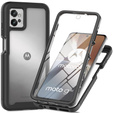 Tok Motorola Moto G32 készülékhez, Shockproof, fóliával, fekete