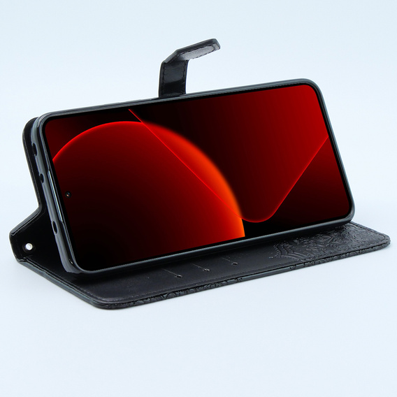 Pattintható tok a Xiaomi 13T / 13T Pro, Mandala, fekete