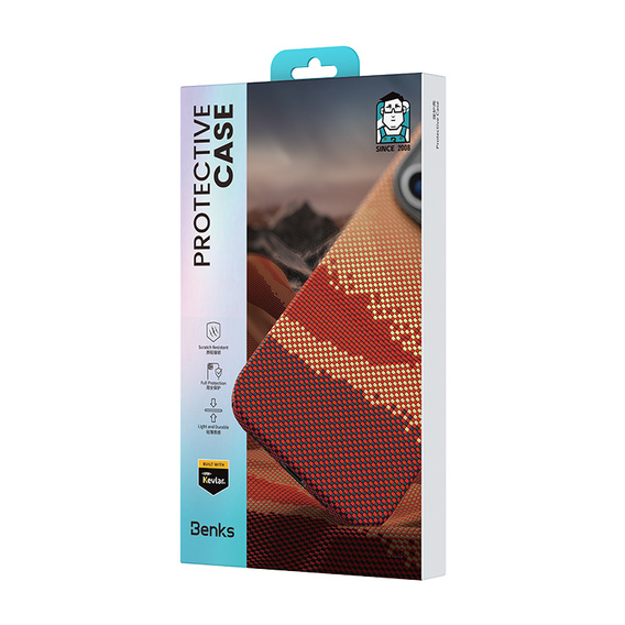 Benks Magnetic Golden Tide Kevlar 600D tok iPhone 16 Pro készülékhez