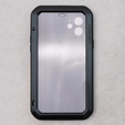 Love Mei Telefontok a iPhone 12, armored with glass, fekete