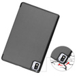 Tok TCL Tab 10s 9081X / TCL Tab 10s 9080G 2021, Smartcase, szürke