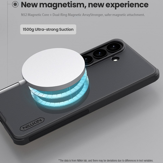 NILLKIN Frosted Shield Pro MagSafe tok Samsung Galaxy S26-hoz, fekete