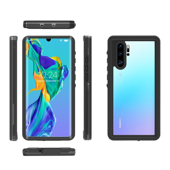 IP68 vízálló tok a Huawei P30 Pro, Redpepper, fekete