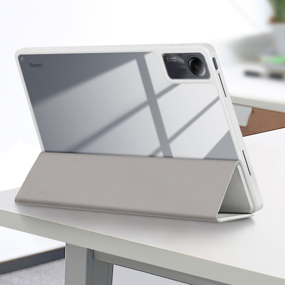 Tok Xiaomi Redmi Pad SE 11", Smartcase Hybrid, tolltartó résszel, fehér