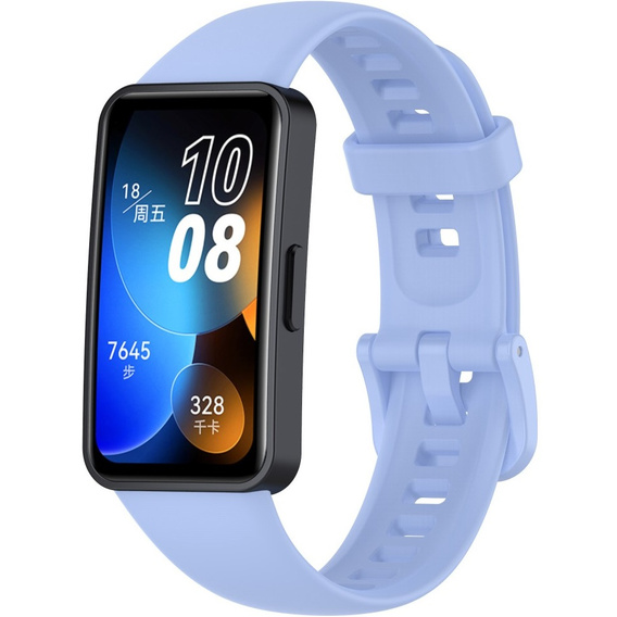 Silikonowy Gumowy Pasek do Huawei Band 8, niebieski