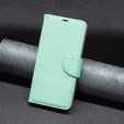 Pattintható tok a Samsung Galaxy A34 5G, Wallet Litchi Magnet, zöld