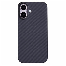 Tok iPhone 16, Aramid Fiber Cover, fekete