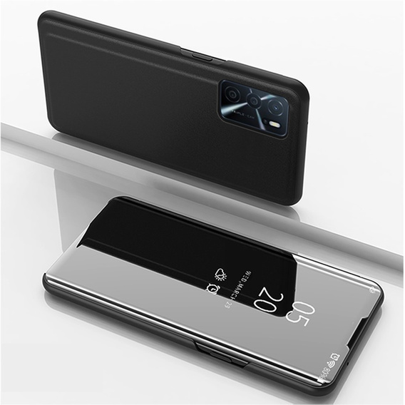 Telefontok a Oppo A16 / A16s / A54s, Clear View, fekete