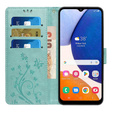 Pattintható tok a Samsung Galaxy A14 4G/5G, Mandala Flower, zöld