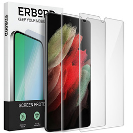 2x kerámia ERBORD hibrid üveg a Samsung Galaxy S21 Ultra