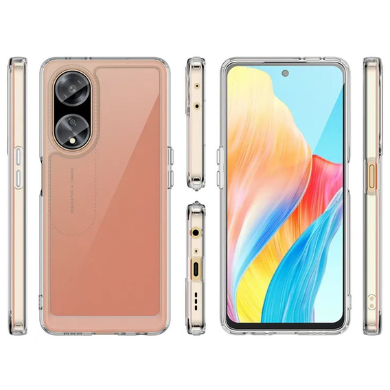 Telefontok a Oppo A98 5G, Fusion Hybrid, átlátszó