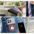 Mágneses pénztárca állvánnyal és NFC SURITCH funkcióval iPhone 16 Pro készülékhez