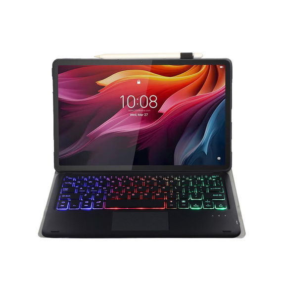 Tok + billentyűzet Lenovo Tab K11 Plus, fekete