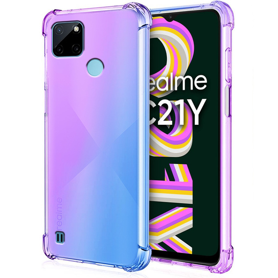 Tok Realme C21Y / C25Y, Gradient Dropproof, kék