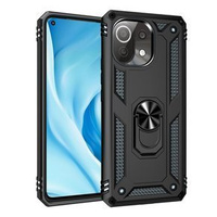 Páncélozott telefontok a Xiaomi Mi 11 Lite / Mi 11 Lite 5G / 11 Lite 5G NE, Nox Case Ring, fekete