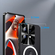 Kameravédő tok Motorola Edge 50 Pro 5G, CamShield MagSafe, fekete