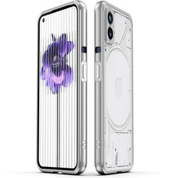 Tok Nothing Phone 2a, Armor Bumper, lencsevédővel, ezüst
