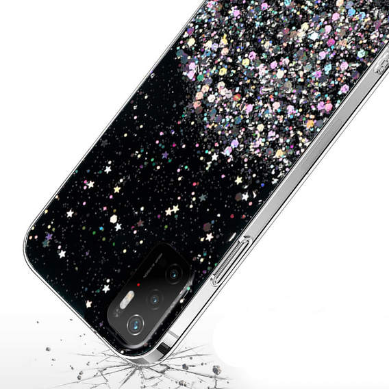 Telefontok a Xiaomi POCO M3, Glittery, fekete