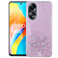 Telefontok a Oppo A58 4G, Glittery, rózsaszín