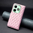 Pattintható tok a Infinix Hot 40i, Wallet, BINFEN COLOR, rózsaszín