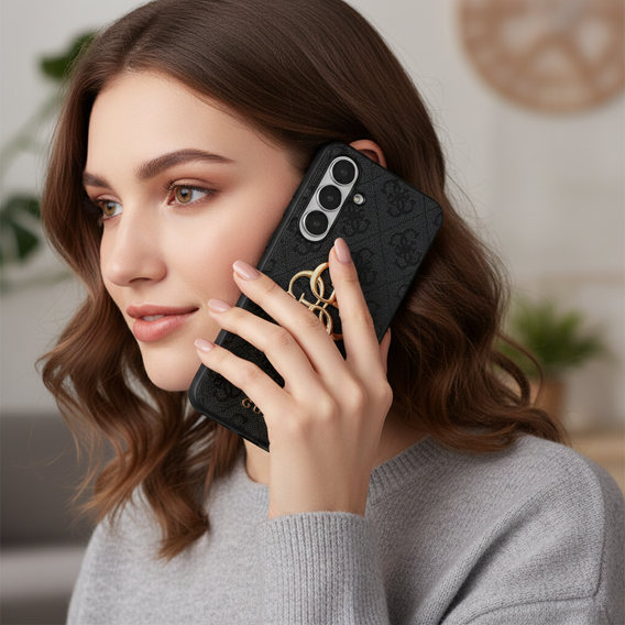 GUESS 4G Nagy fém logós tok Samsung Galaxy S25 FE készülékhez