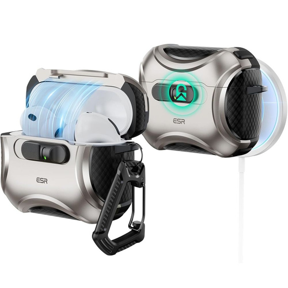 ESR Cyber FlickLock MagSafe fejhallgató tok Apple AirPods Pro 3 készülékekhez