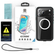 Tok iPhone 17 Pro Max készülékhez, IP68 vízálló, SHELLBOX MagSafe, kék
