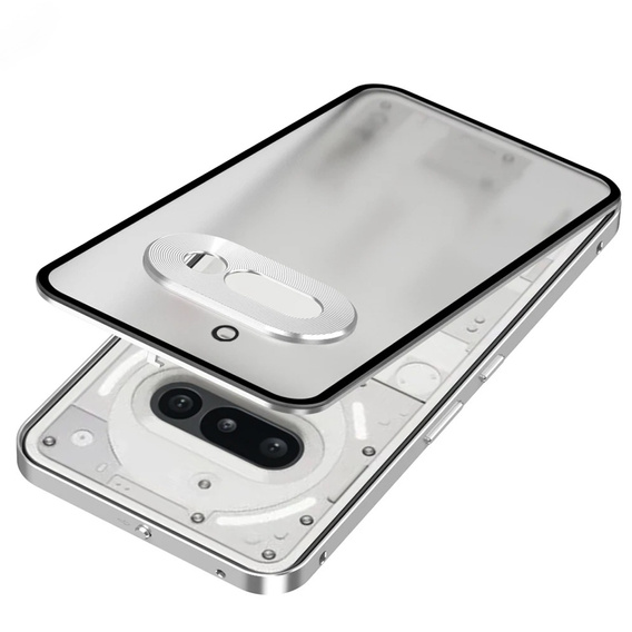 Tok az Nothing Phone 3A, Frame Case, ezüst